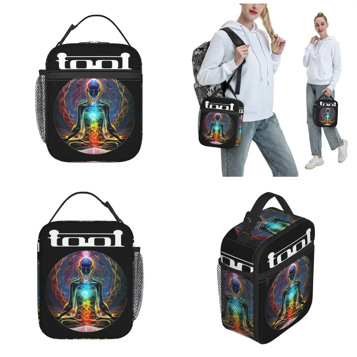 Tool Band Galaxy Metal Rock Merch Insulated Lunch Bag For Travel Storage Food Boxes Portable Cooler Thermal Lunch Boxes