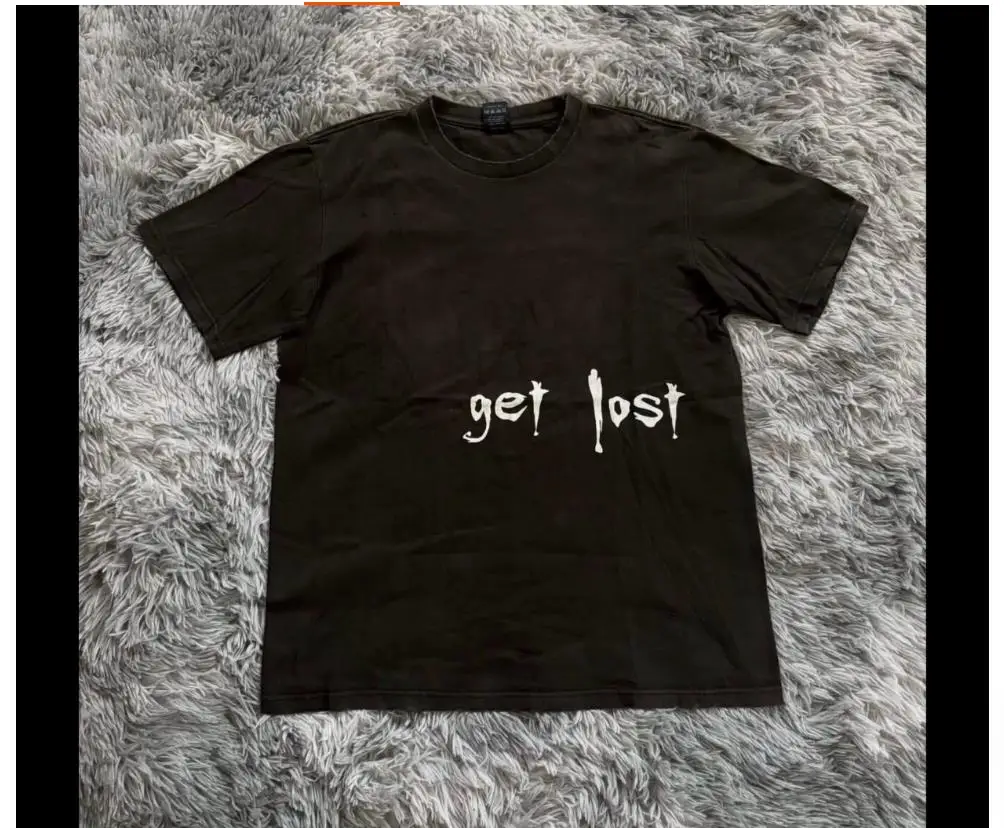 2026 Number Nine get lost tee Lost Letter Short Sleeve T-Shirt TX1709