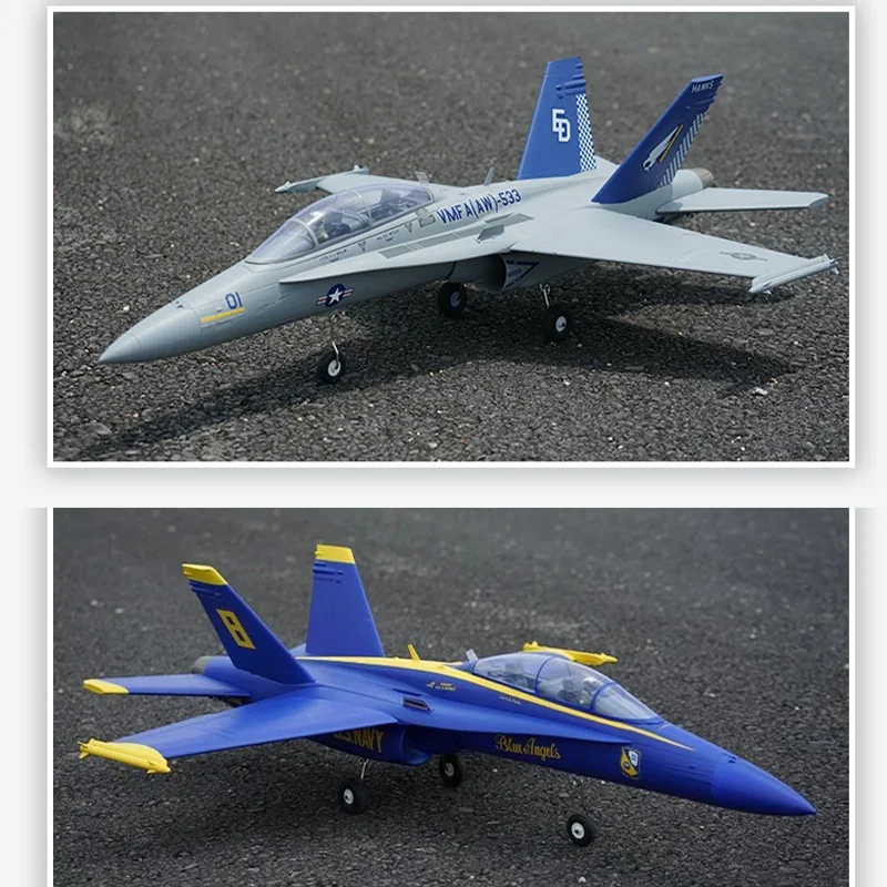 Xfly Remote Control Aircraft F-18 Fighter Twin Double 40mm Culvert Hornet Culvert Fighter Model Fixed Wing Collection Toy Gift