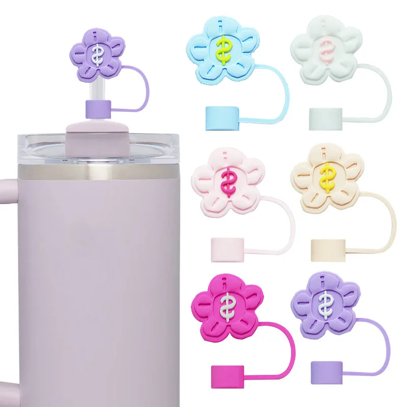 

Цветочная соломинка, пробка в форме цветка, наконечники для соломинки для питья, крышки, соломенные колпачки, защитные пылезащитные заглушки, принадлежности для питья