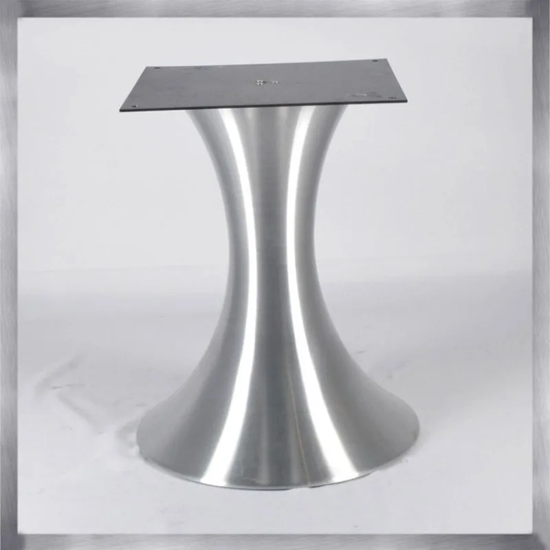 

Double-head speaker aluminum brushed dining table table feet