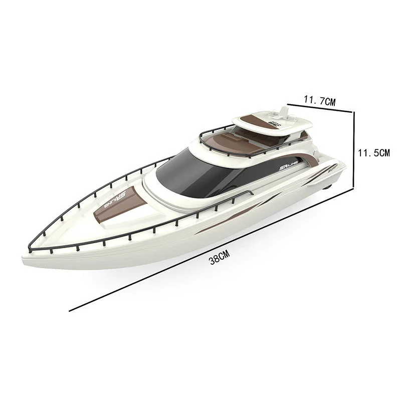 2.4G عالية السرعة RC قارب التحكم عن بعد الكهربائية سباق السفينة قابلة للشحن لعبة الماء قارب نفاث للأطفال الأولاد اللعب في الهواء الطلق هدية #6
