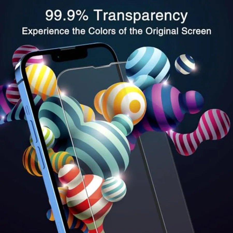 KAREEN Confezione da 2 pellicole protettive per iPhone 16e Pellicola in vetro temperato da 6,1 pollici Custodia antigraffio senza bolle Amichevole Facile da installare