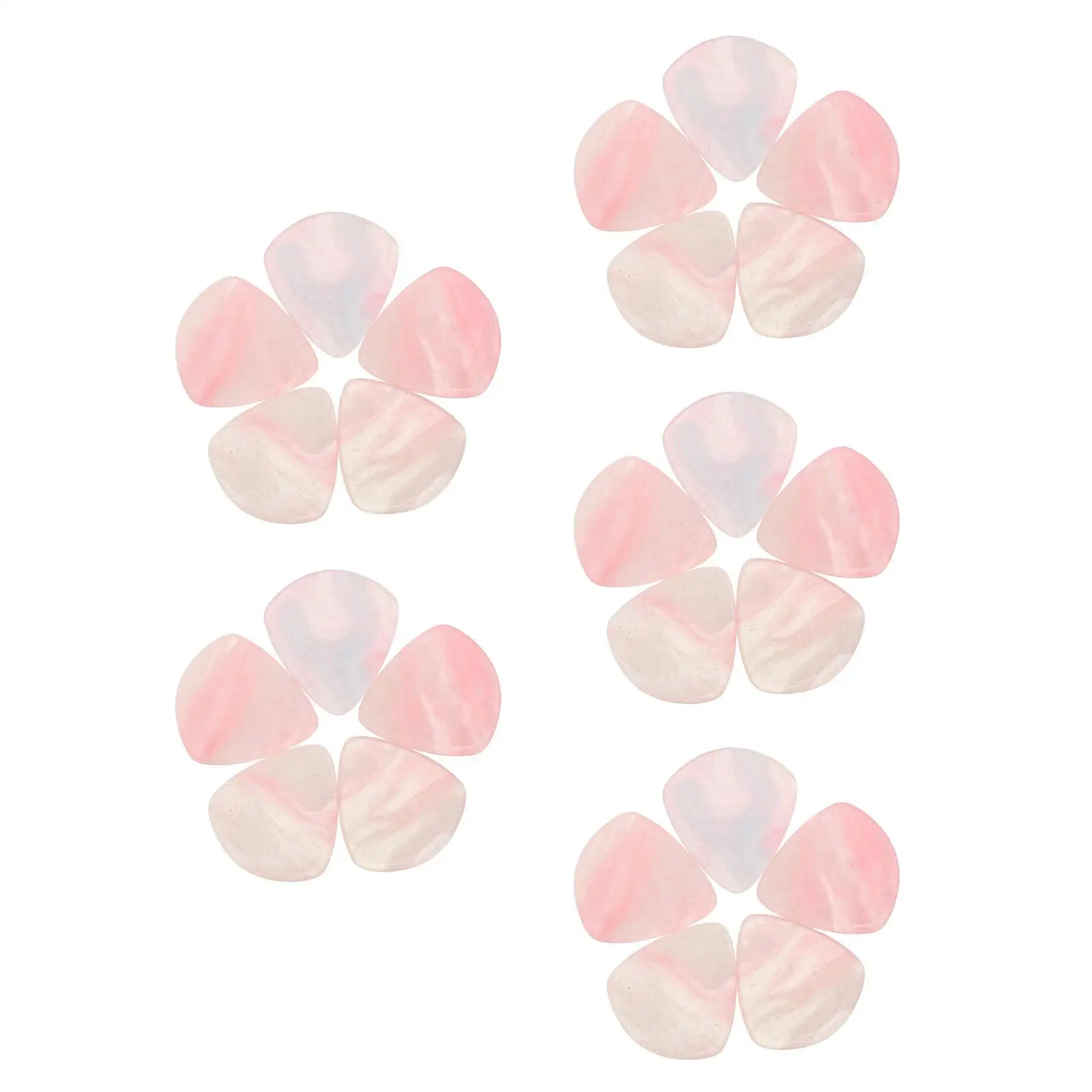 

5pcs Set of 5 Acoustic Guitar Accessories Bass Pick Plectrums Picks' Practice Replacements