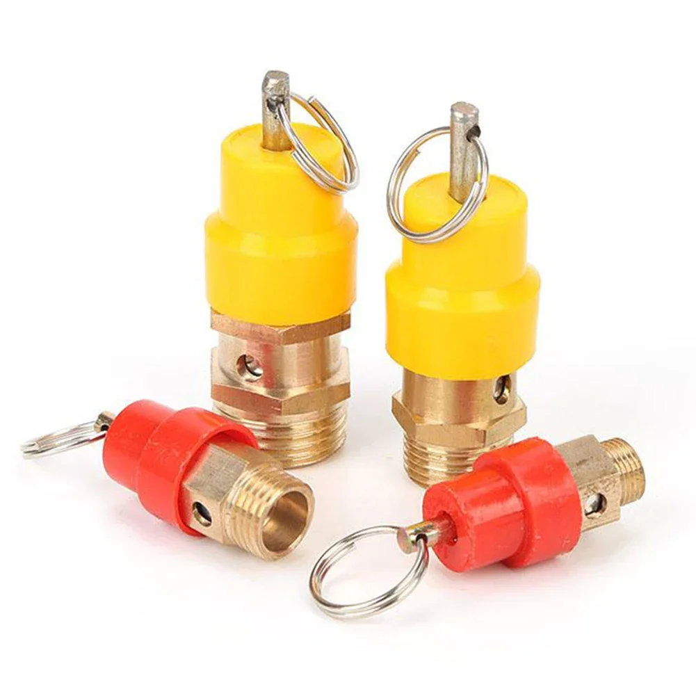 1PC Air Compressor Safety Overpressure Valve G1/8 G1/4 G3/8 G1/2 For Air Compressor Safety Blow Valve Pressure Relief Regulator