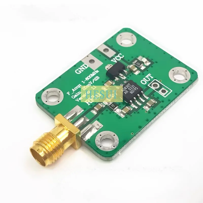 1-600MHz RF Logarithmic Detector LOGARITHMIC AMPLIFIER  power meter  Power detection  Module Board  -74 TO +18dBm