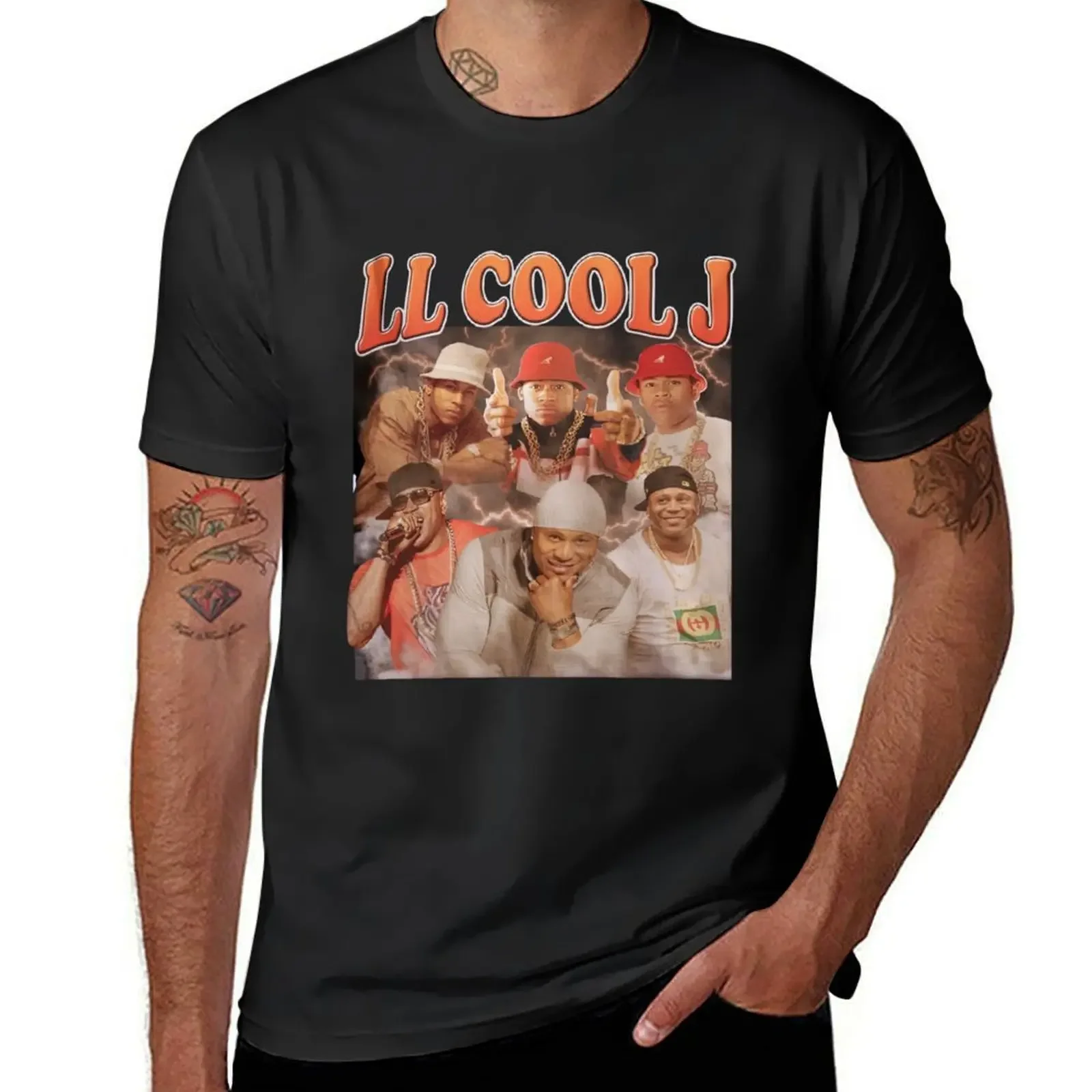 LL COOL J - LL Cool J retro T-Shirt boys animal print vintage graphic tee custom shirt custom t shirt vintage t shirt men