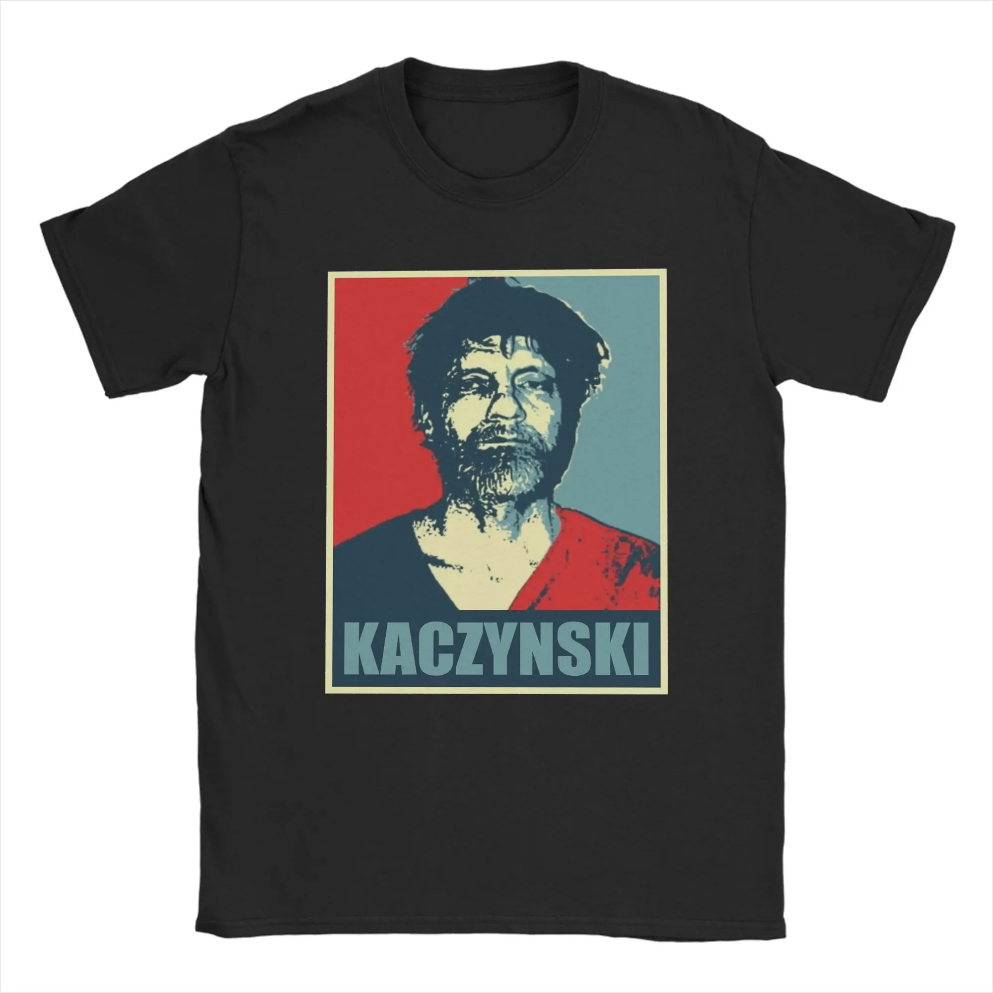 Ted Kaczynski Unabomber T-Shirt Men's Cotton Clothing Print Vote By Mail Round Neck Short Sleeve