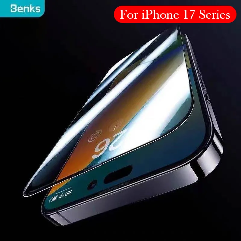 

Benks Tempered Glass For iPhone 17 Pro Max Screen Protector for iPhone 17 Pro