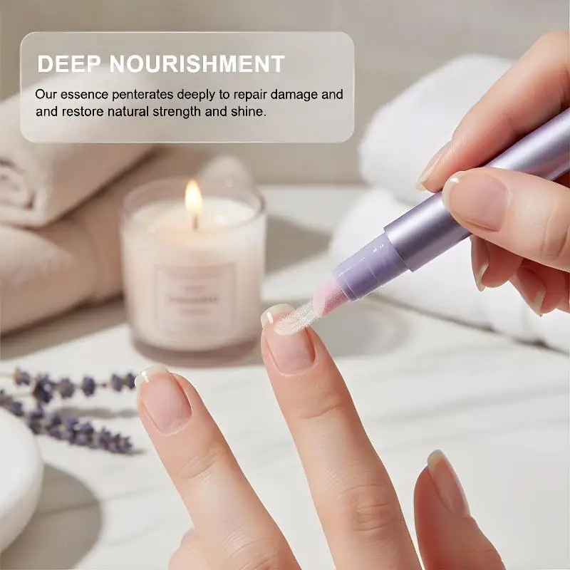 Nourishing Nail Experience 3 In1 Cuticle Oil Pen and Pusher Set for Sensitive and Healthy Nails