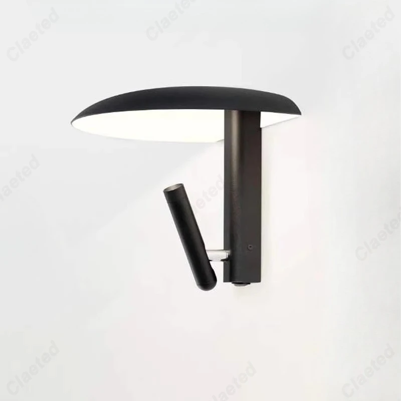 Creative Simplicity LED Wrought Iron Rotating Wall Lamp Hotel Restaurant Corridor Study Bedroom Bedside Reading Lighting Lamps