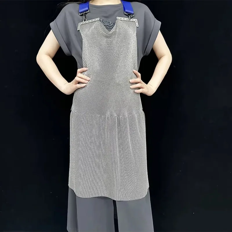 

【Best-selling】Industrial Grade 316 Stainless Steel Cut Resistant Apron For Food Processing & Slaughterhouse Safety