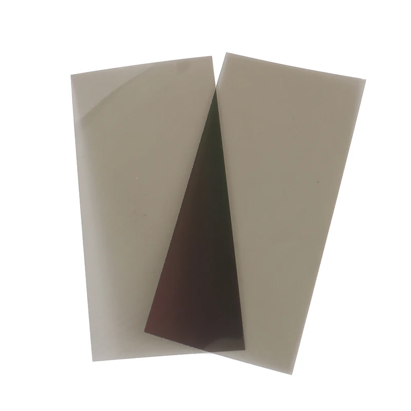 2Pcs LCD Linear Filter Glossy Polarizer Film Sheets Polarizing For Dashboard