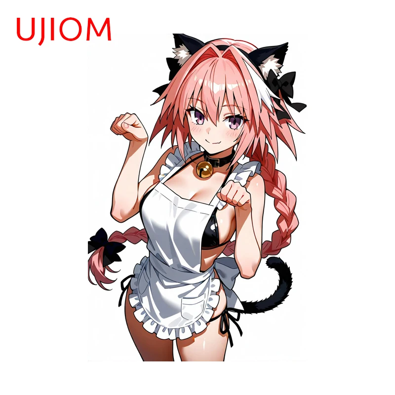 UJIOM Astolfo Cat Maid Waifu Wall Stickers Sexy Personal Femboy Surfboard Decal Interesting Vinyl Kitchen Cupboard Decor