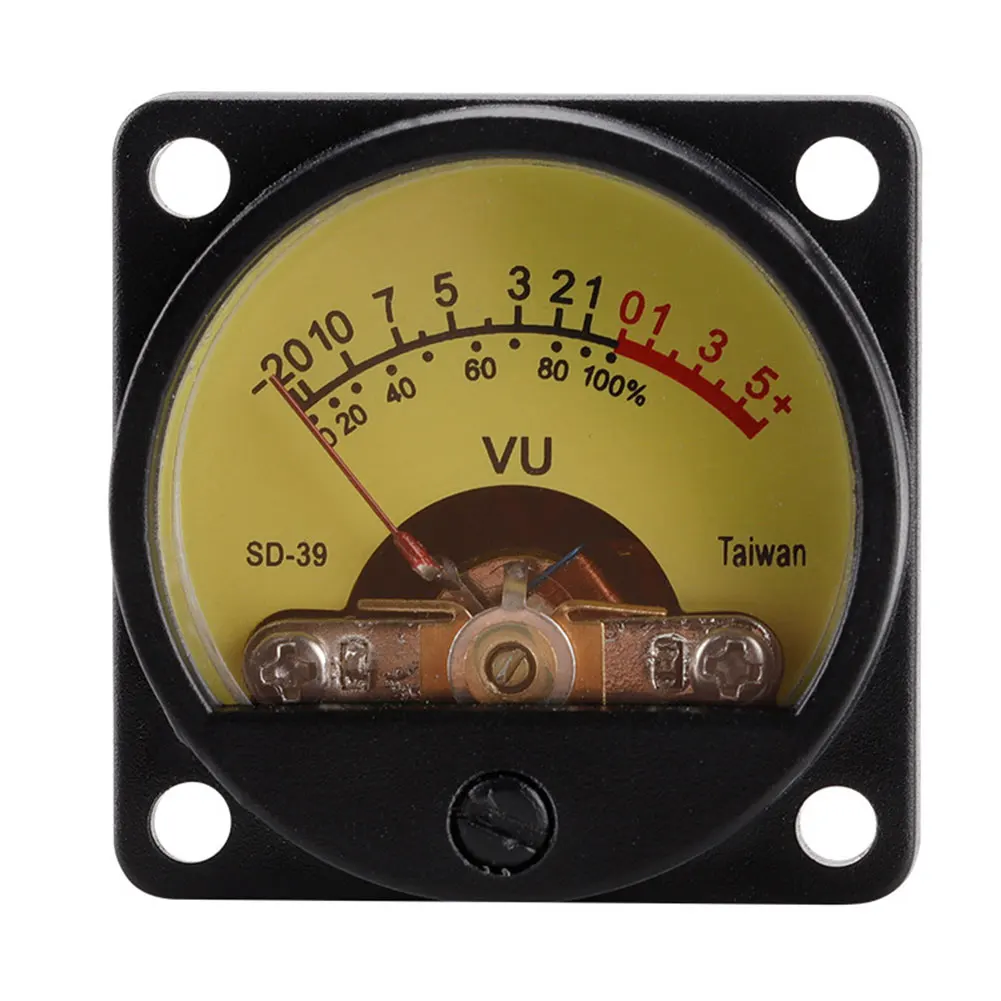 VU DB Meter Stereo Audio Amplifier Board level Indicator Audio Meter SD-39 Analog Panel Backlight Adjustable with Driver Board
