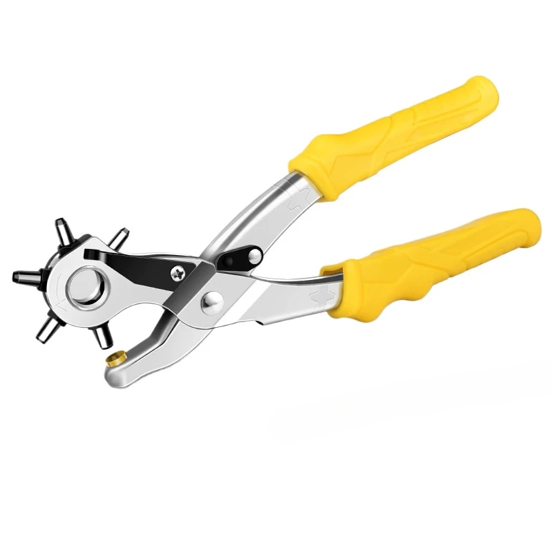 

Belt punch Household labor-saving belt punch bag shoulder strap punch pliers