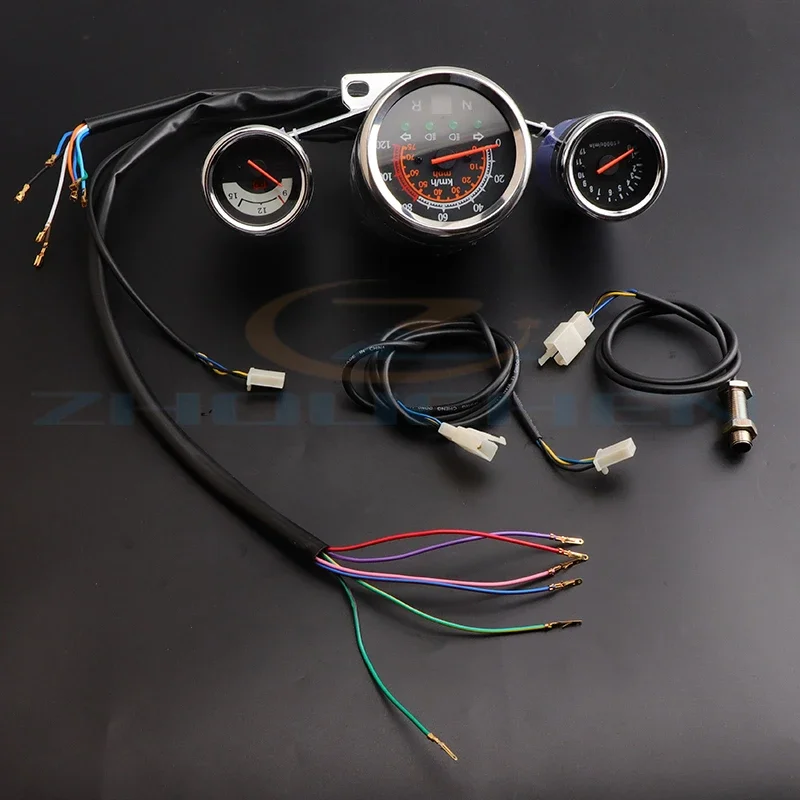 Picture 4: 110cc 125cc 150cc 200cc 250cc ATV LCD speedometer Odometer speed sensor