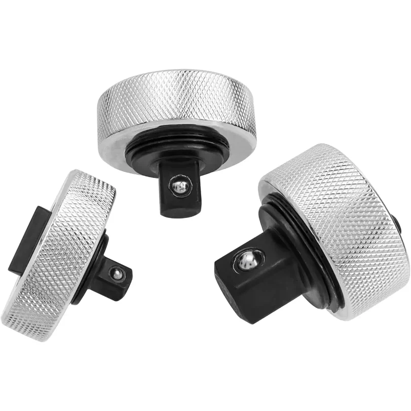 3 Packs Mini Ratchet Socket Wrench,Palm Drive Ratchet Set,Mini Thumb Lever Finger Ratchet Wrench Set 1/4,3/8,1/2” Drive