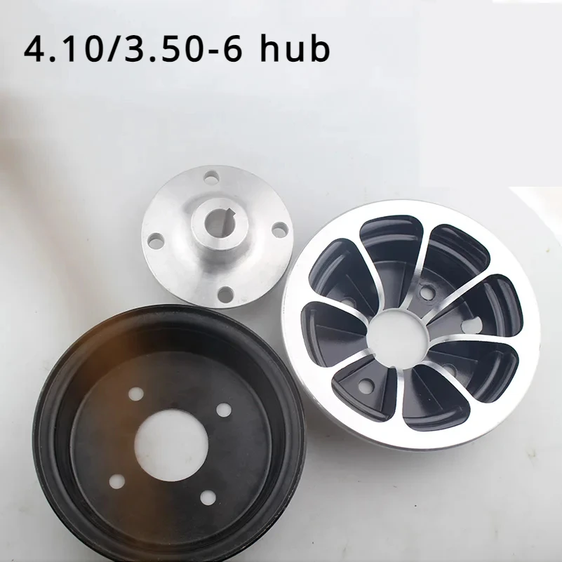 Lightning shipment 6 inch wheel hub for 4.10/3.50-6 tyres inner tube 6\