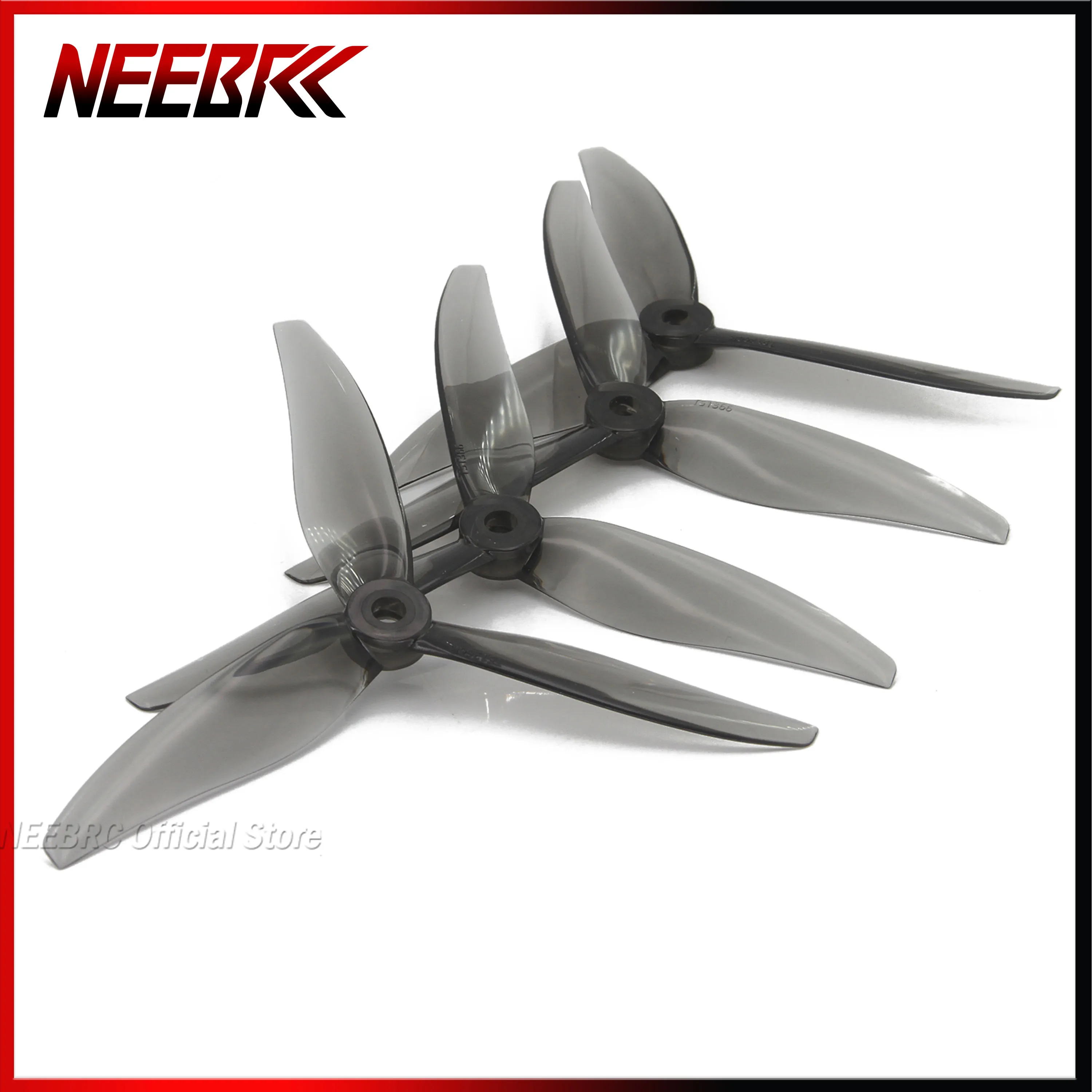 

24pcs/12 Pairs NEEBRC 5inch 3-Blade Propeller Tri-Blade Props 51366 for RC FPV Racing Drone Plane Freestyle DIY Motor Brushless