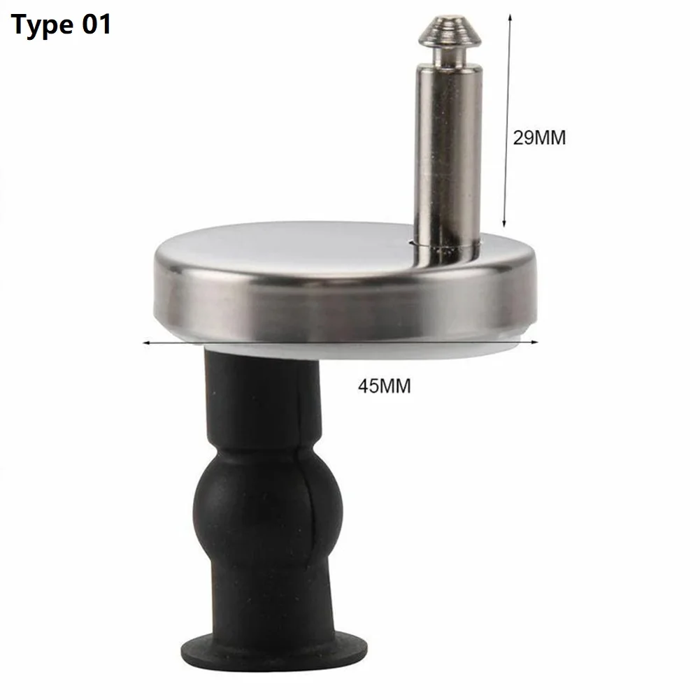 2 Stuks Wc-Brillen Top Fix Scharnier Wc-Bril Scharnieren Soft Close Connector Ontgrendeling Vervangende Schroefpin Hardware