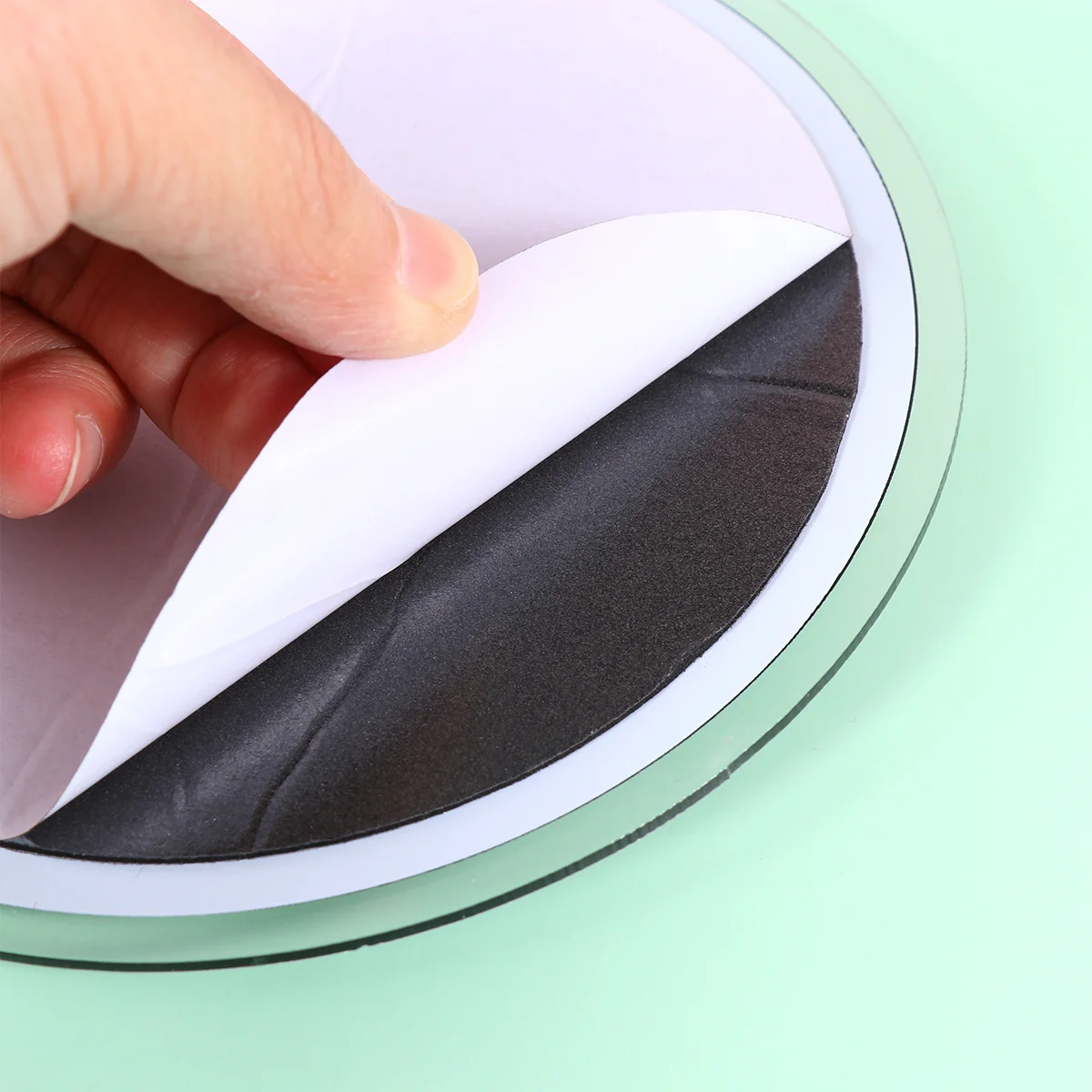 Acrylic Wall Sign WiFi Password Sticker Circle Office Wireless Coverage Round Restroom Decor Home Hotel Public