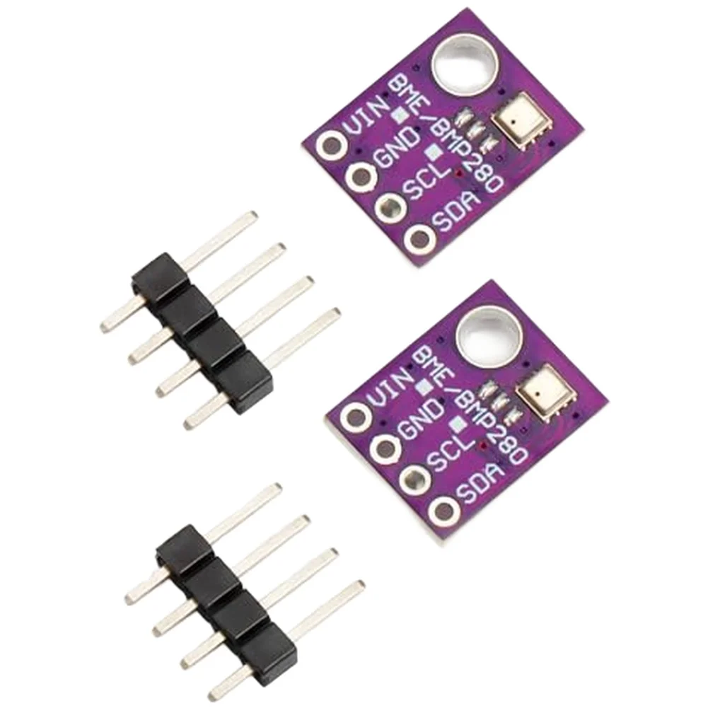 2 uds. Para BME280-5.0/BMP280-5.0, módulo de sensor de temperatura y humedad de 3,3-5V, módulo de temperatura y humedad de alta precisión
