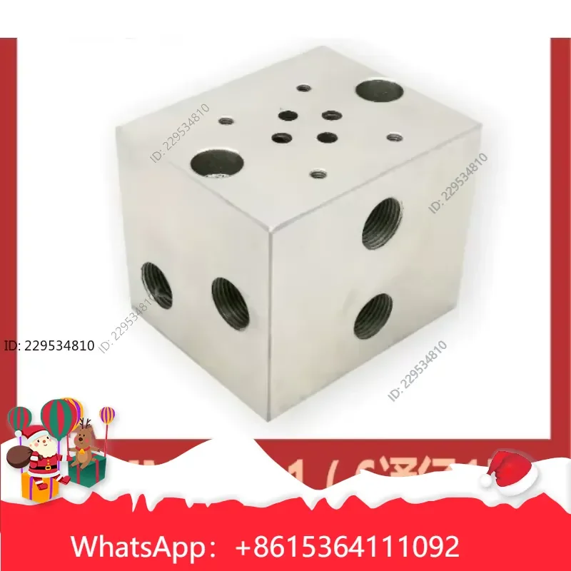 1pc for MMC-01-1 Hydraulic Valve Block 6mm Diameter 1 Way Compatible For Model，practical use