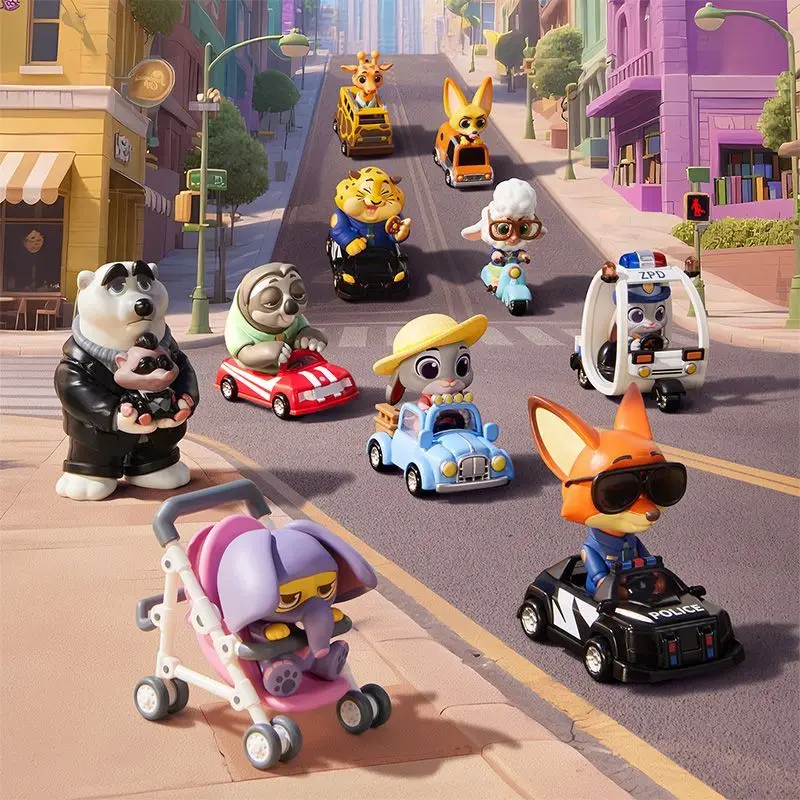Cartoon Creatieve Zootopia Speelfiguren Dudu Fun Travel Series Speelgoed Woondecoratie Decoraties voor jongens en meisjes Vakantiecadeaus