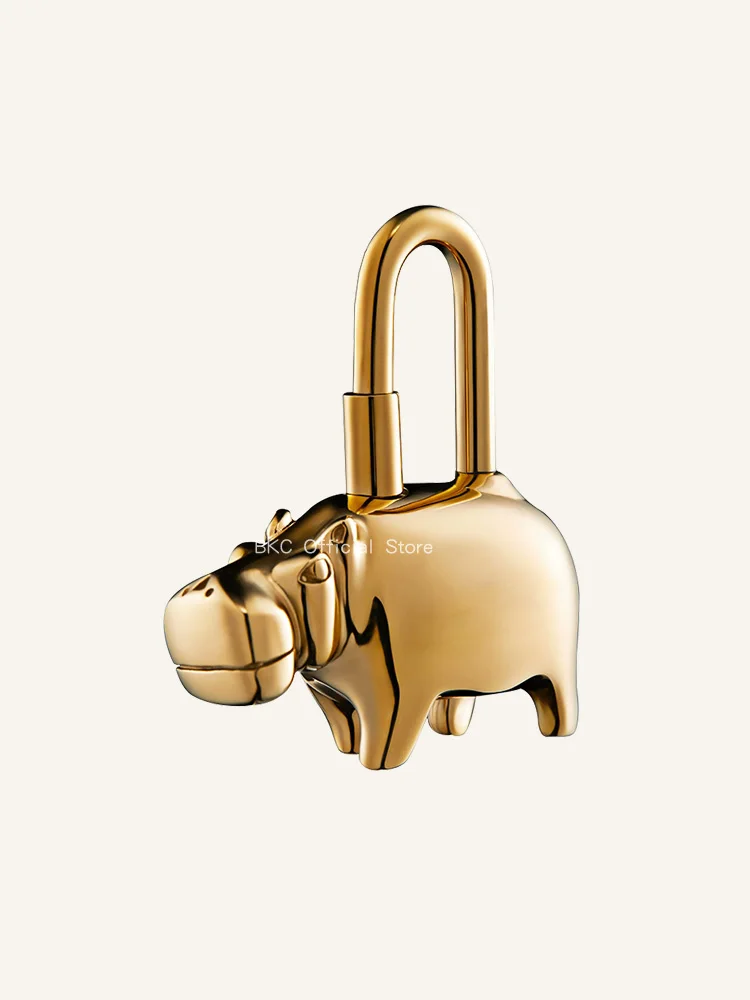 hippopotame-chaine-serrure-sac-breloques-multi-usages-en-forme-d'animal-en-metal-serrure-porte-cles-sac-pendentif-collier-pendentif