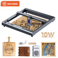 ACMER P2 10W Laser Engraving Machine DIY Logo CNC Laser Engraver With 10W Laser Head Cutter Machine For Leather Wood Acrylic