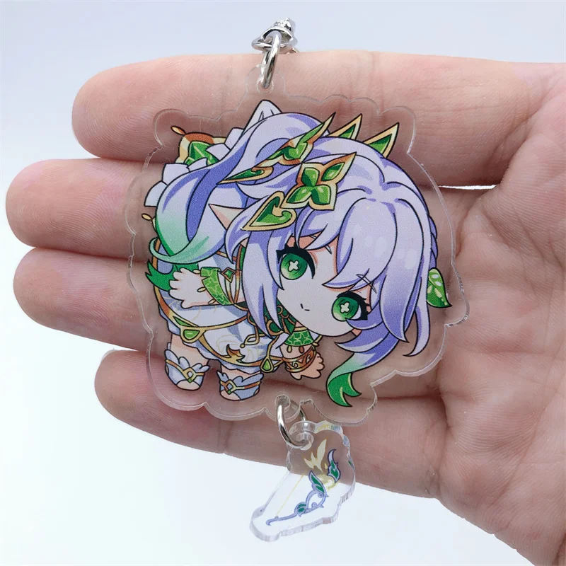 Genshin Impact Anime Keychain, Tighnari, Dottore Doctor, Nahida Accessrespiration, Pendant Prop, Danemark ge, Christmas Gift, Backpack