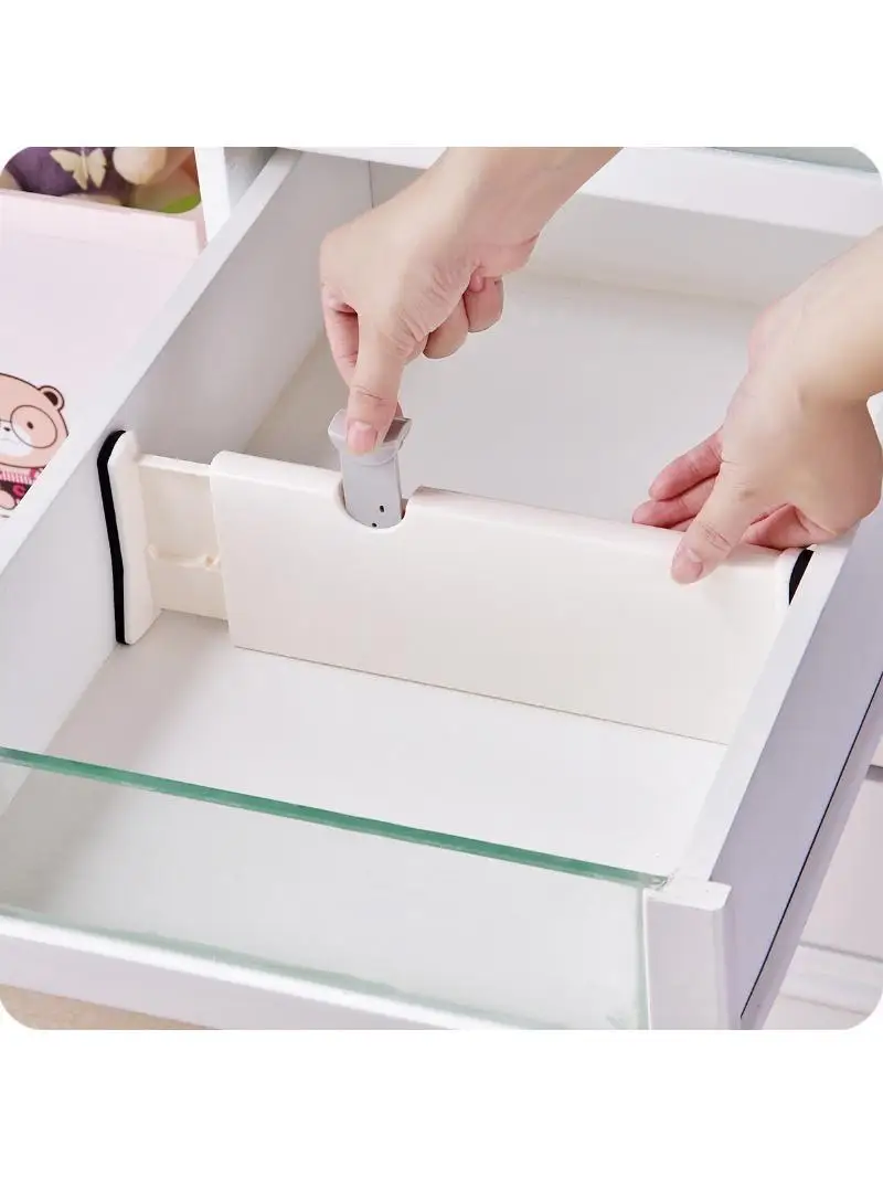 

Креативные расширяемые разделители для домашней организации хранения, пластиковые разделители для домашнего использования, органайзер для хранения платья