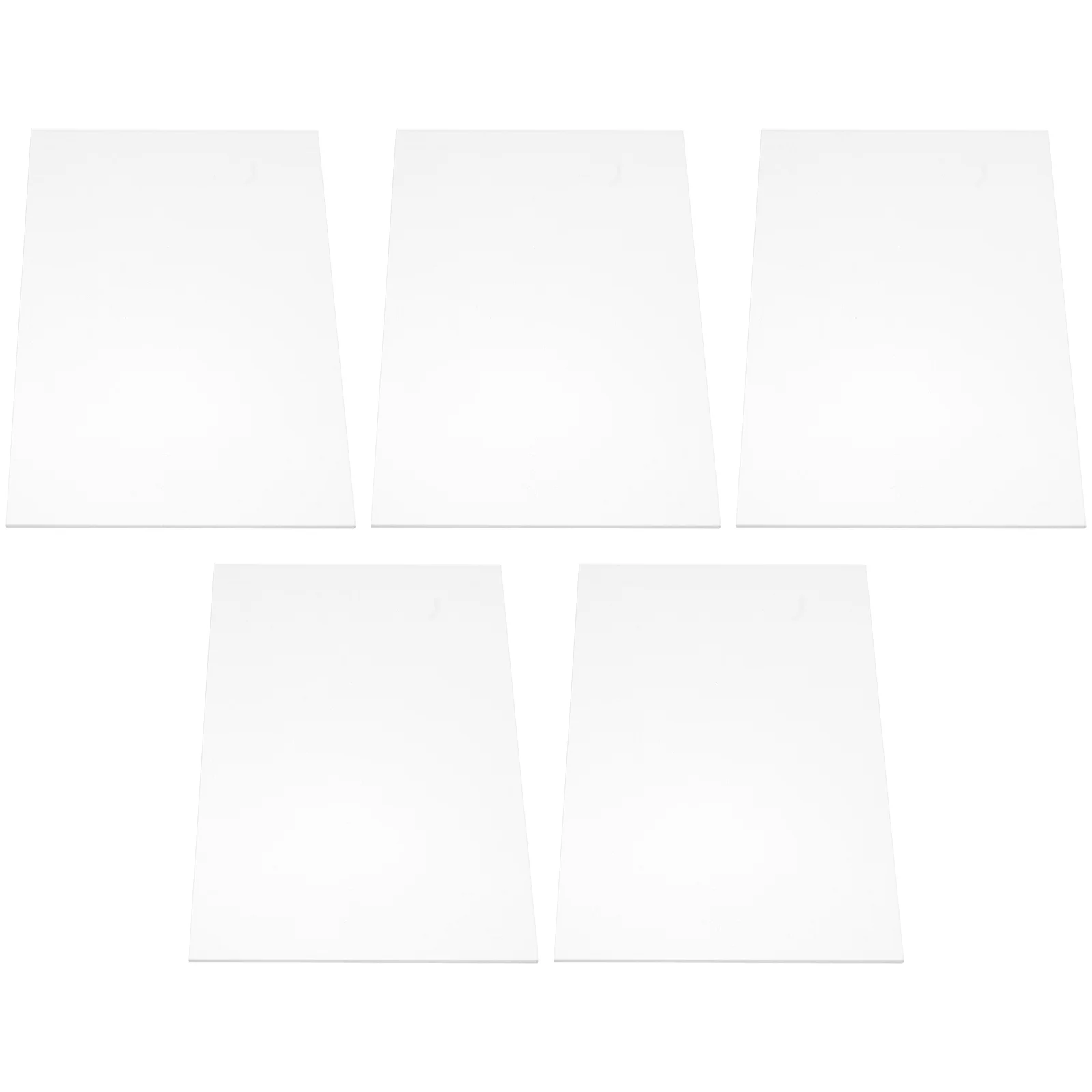 

5 Pcs Wedding Decor DIY Acrylic Board Sign for Decorate Color Mixing Plate Blank