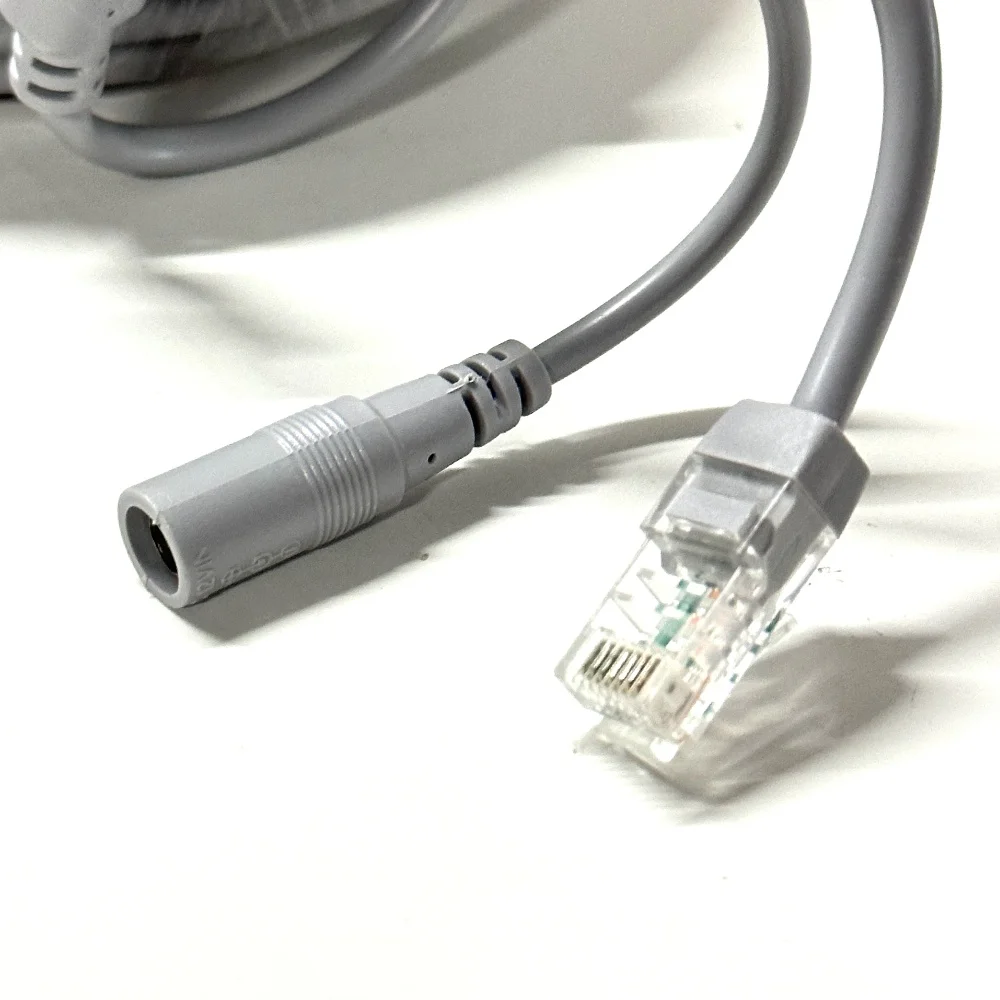 Cavo di alimentazione Lan RJ45 + DC 12V 5M/10M/15M/20M/30M Cavo di prolunga di rete 2 in 1 per sistema di telecamere di sicurezza IP