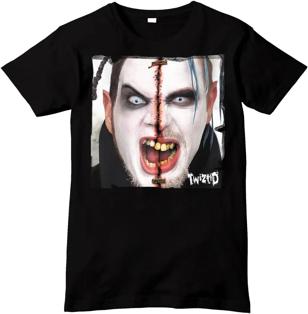 Twiztid Freek Show Adult Black Short Sleeve T Shirt Rap Rock Music Vintage Style Graphic Tees