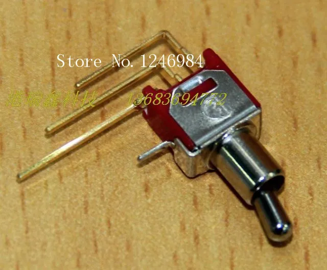 [SA]TS-8 gold-plated two tranches M5.08 small tripod scoliosis toggle switch toggle switch Q22 Taiwan Deli Wei 2MS1--50pcs/lot