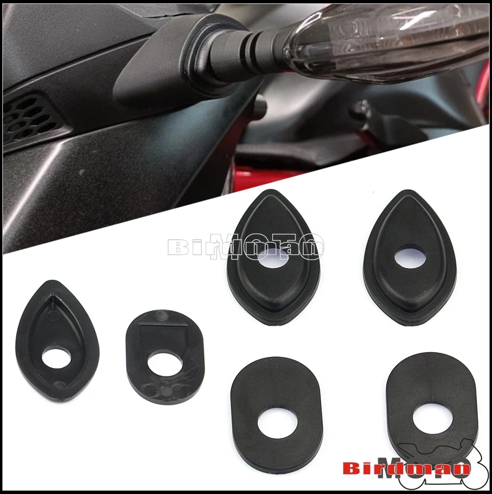 Motorcycle Replace Indicator Adapter Kit Turn Signal Relocation Plate Adapter for Honda CBR600RR CBR1000RR CRF250L MSX 125 GROM