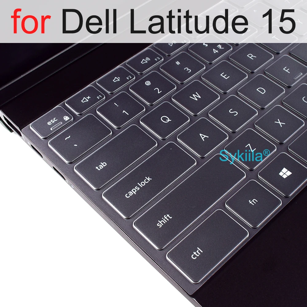 Keyboard Cover for Dell Latitude 15 7520 7530 9510 9520 2 in 1 7000 9000 Laptop Protector Skin Case Accessory Silicone 15.6 inch