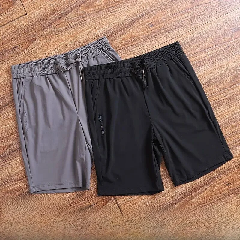Ice Silk Men's Short Pants Summer Cool Feeling Four Directional Elastic Thin Quick Dry Sport Casual Shorts Standard Fit 2026 ...