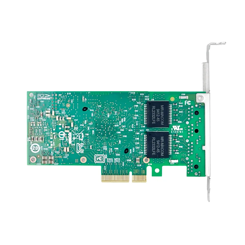 Tarjeta de red Ethernet RJ45 PCIe x4, dispositivo de visión automática, Cámara industrial, captura de imágenes, Puerto cuádruple de I350-T4, 1Gb