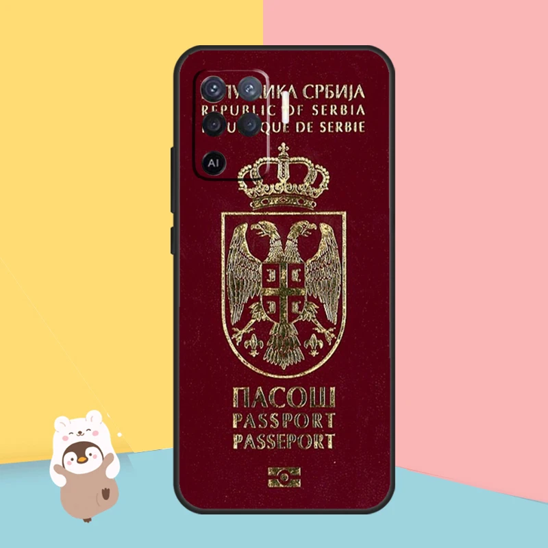 Algerian Russia Serbian Spain Passport Phone Case For OPPO A15 A16 A5S A5 A9 A31 A53 A53S A52 A72 A83 A91 A93 A54 A74 A94 Cover