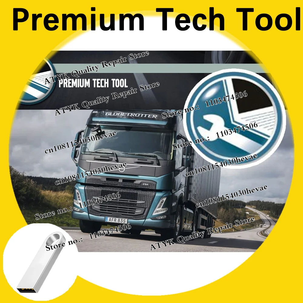 

FOR Vocom V2.8.150 PTT Premium Tech Tool For V-olvo Automobile Maintenance Code reader Repair equipment tuning cars vci truck