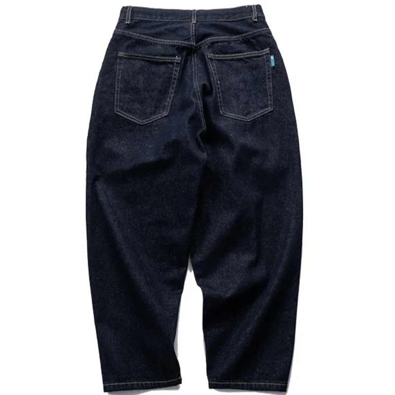 عملية جديدة خاصة لمكافحة يتلاشى غسلها الأصلي البقرة منحني سكين الجينز فضفاضة عادية الرجال والنساء السراويل العصرية #6