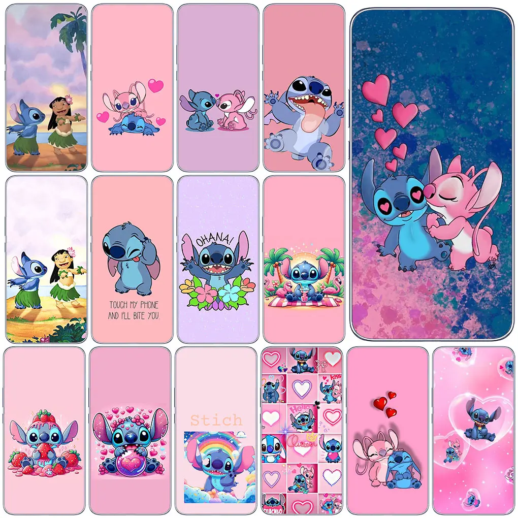 Pink Lilo Lovely Stitch Cartoon Phone Cover Case for Motorola Moto Edge 40 Pro 30 neo 20 Fusion Ultra G200 E22 E40 E30 E22I