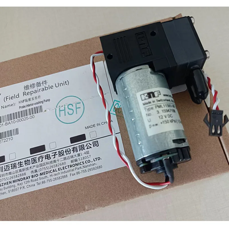 Mindray BS200 BS220 BS230 240 300 320 330 350 330E 350E Bioquímica Resíduos da bomba de Montagem Da Bomba de Água do diafragma KNF