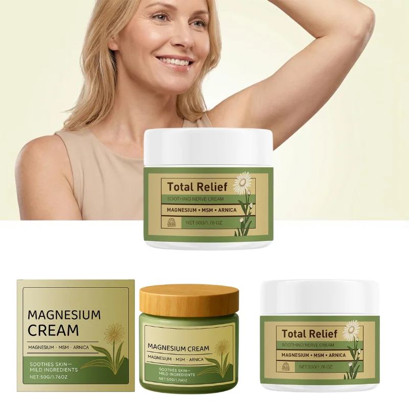 

Moisturize Relief Soothing Cream 50G Gentle Body Care Cream for Joint & Muscle Support Enhance Skin Elasticity Scrub Gel