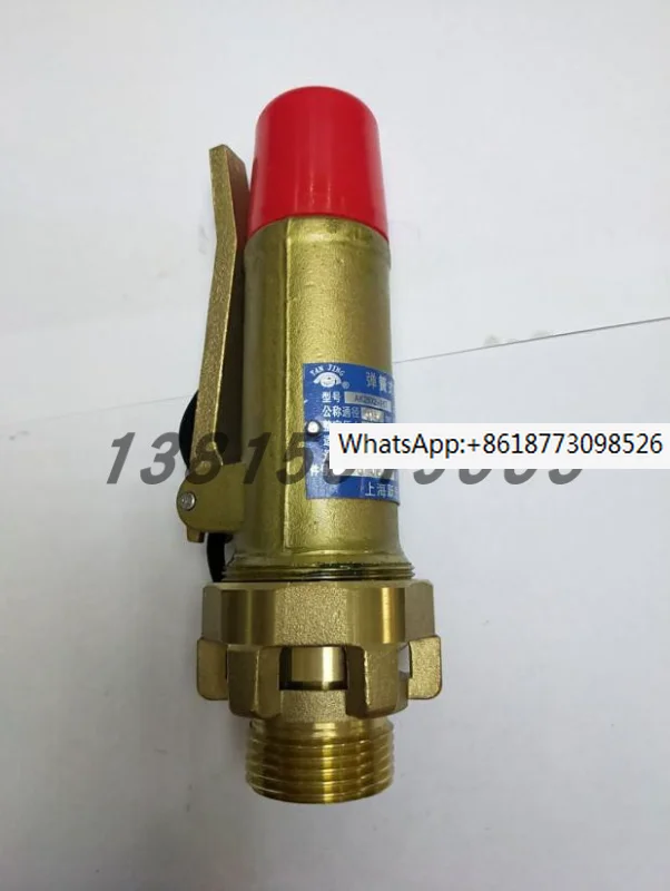 

Shanghai Yuejin Valve Factory AK28X2-16T предохранительный клапан с пружинным типом, полностью медный предохранительный клапан с пряжкой