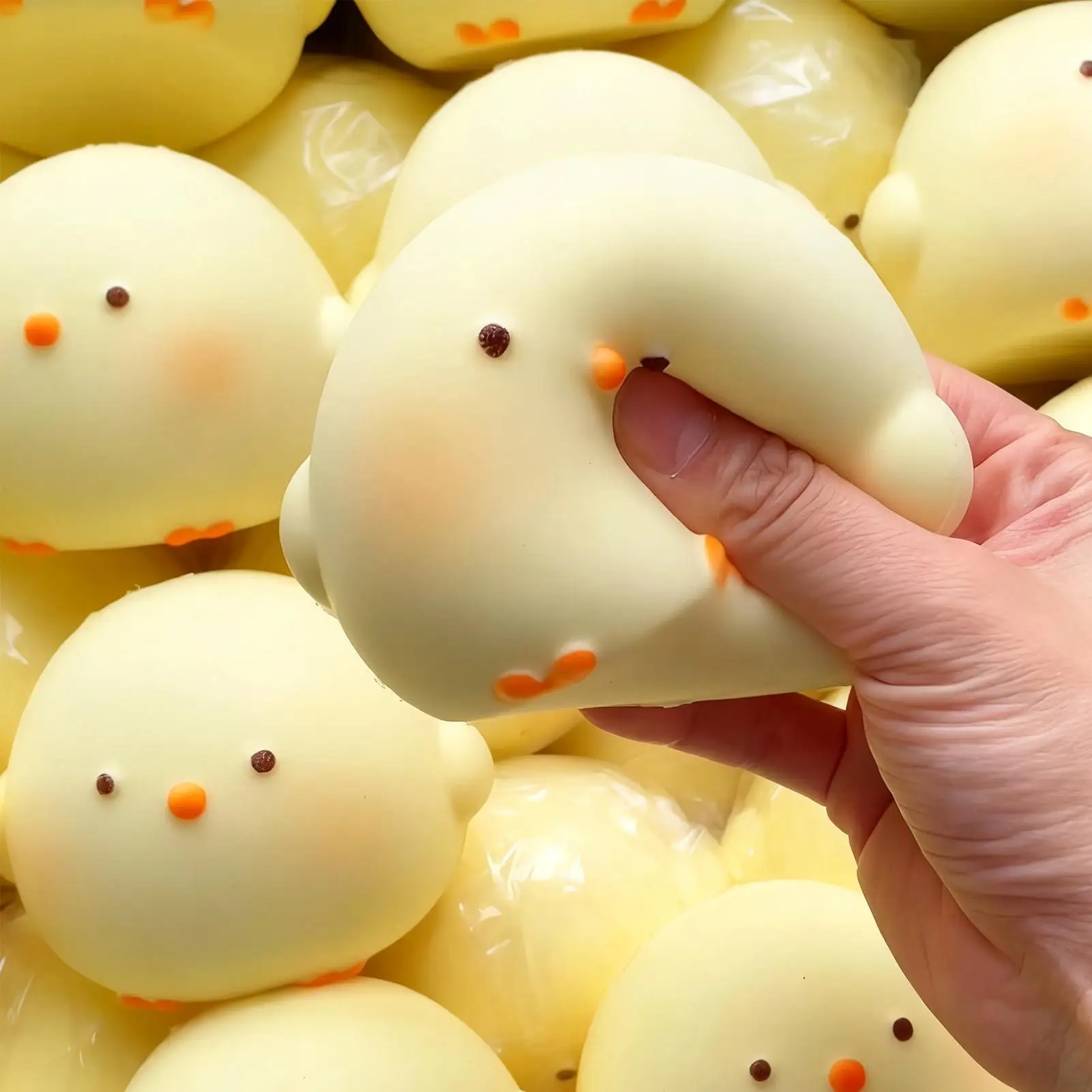 Chicken Squeeze Toy Stress Relief Sensory Fidget Toy for Adults Teens Children Relaxation Calming Home School Office Travel