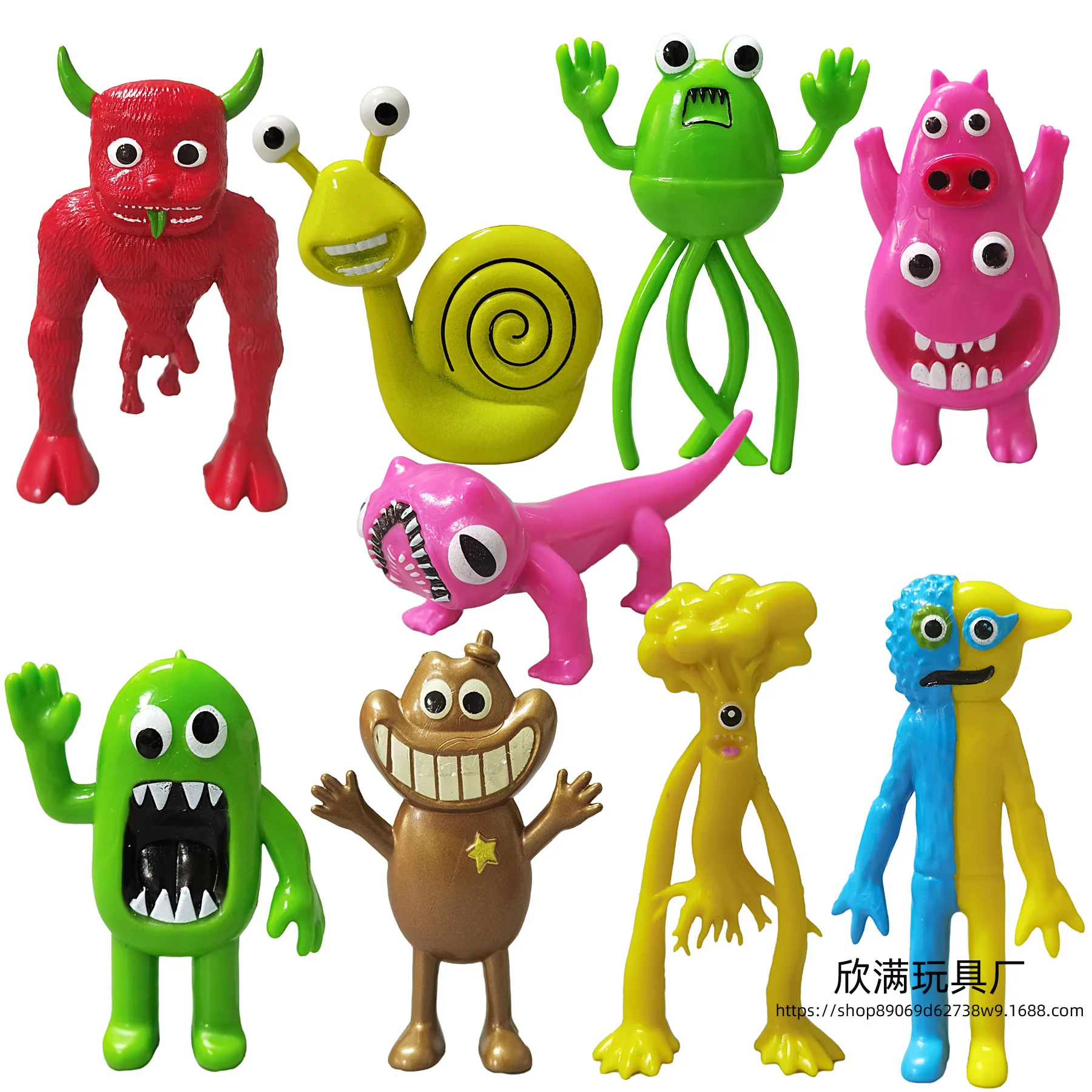 12pcs Garden Of Banban Action Figure Banban 2 Banban Chapter 3 Ban Ban Figure Garten Banban Figurine Pvc Plastic Doll Toy Nabnab